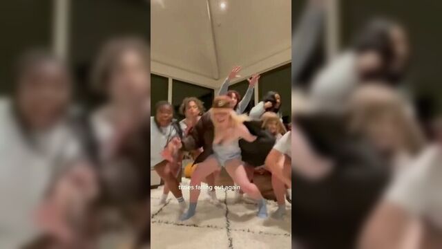 Billie Eilish’s big titties fall out while filming music video