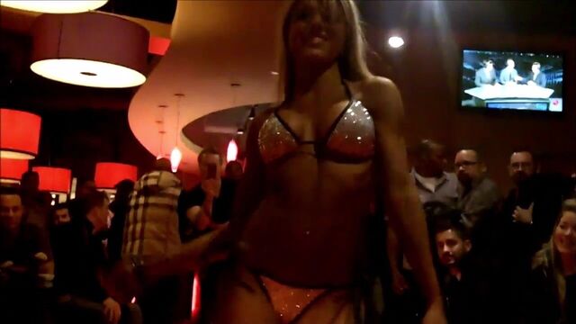 Alexis Kaufman AKA WWE's Alexa Bliss modeling in a bikini