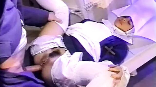 Vintage nun anal