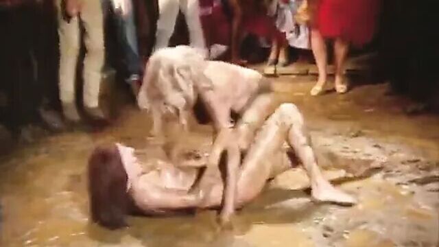 Brothel Chicks Catfight in the Mud (1960s Vintage)