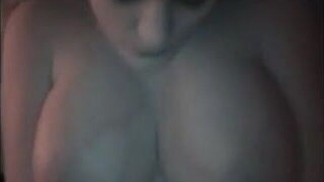 Busty Chav Gets Cum on Her Tits