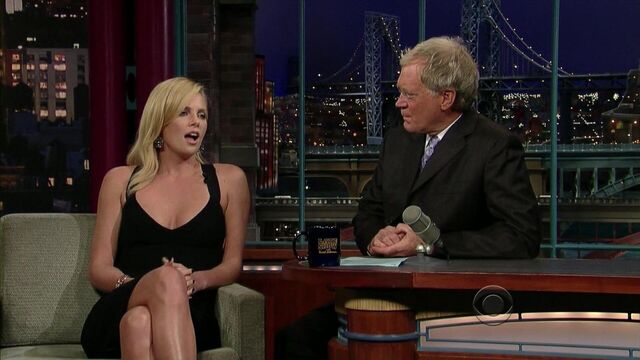 Charlize Theron - Late Show with David Letterman (2008)