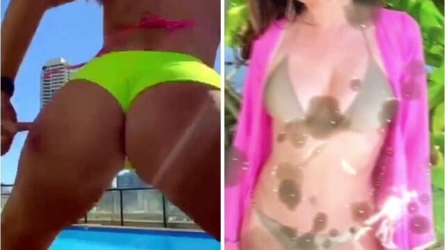 Hot Wanking And Twerking Sexy Ass With Cumshots Cum Tribute