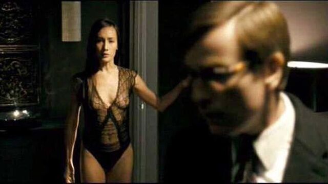 Maggie Q Tits Scene from 'Deception' On ScandalPlanet.Com
