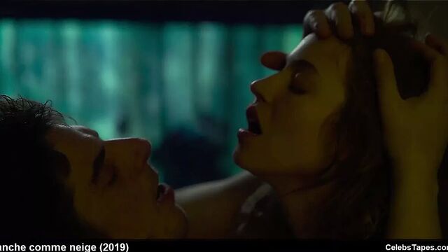 Lou de Laage naked & hot sex with different men