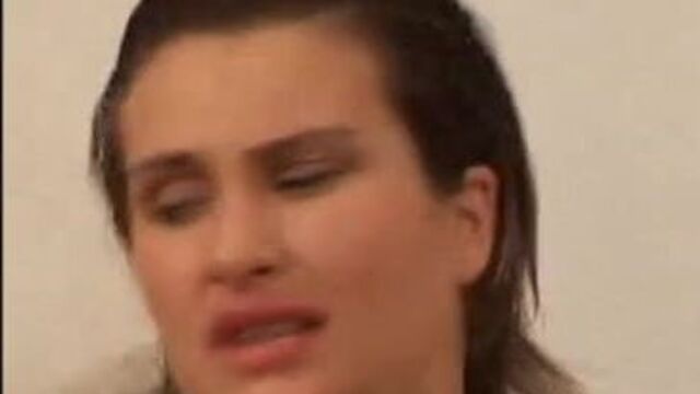 Woman In Grey Satin Blouse Gets Fucked