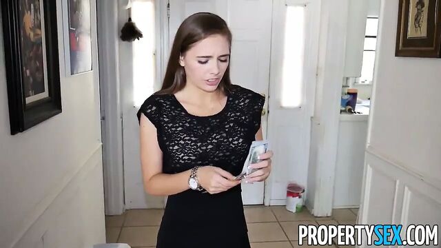 PropertySex - Hot young petite realtor fucks client for sale