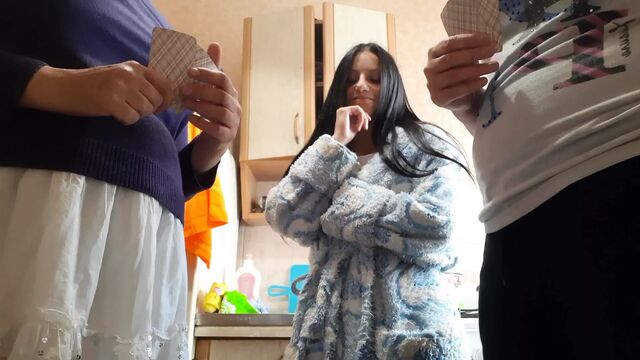 My Step Sister Lost Her Girlfriend at Cards