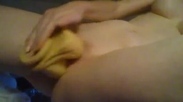 View from underneath when using my flesh dildo