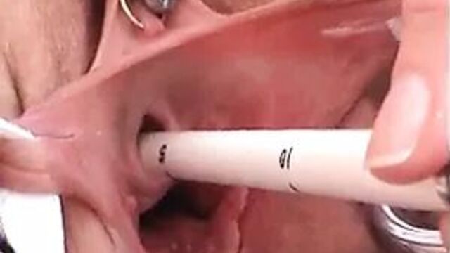Cervix and Pee hole Fucking with Objects and Masturbating Urethra