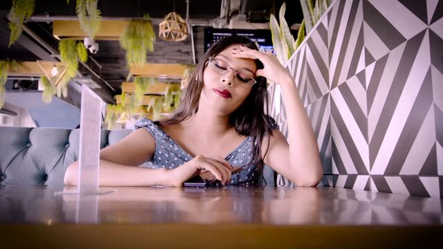 POV - When you find a lonely girl at movies