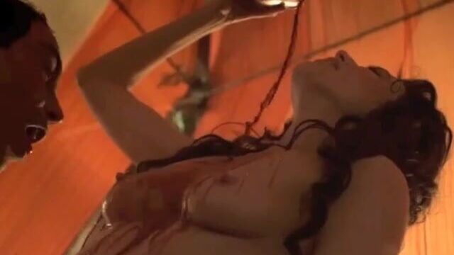 XENA - ACTRESS Jaime Murray Topless Threesome in Spartacus