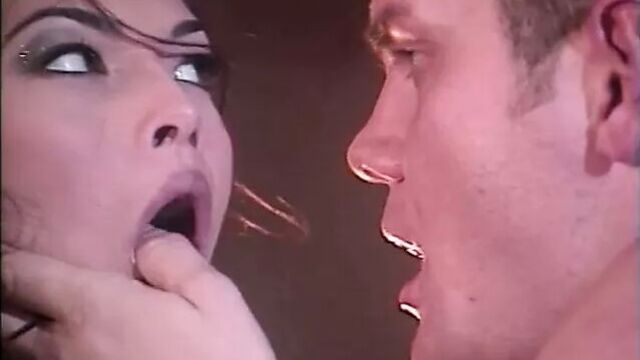 Gorgeous bastard is masterfully licking pussy and banging