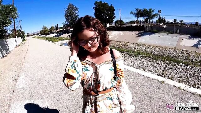 Real Teens - Shy Leana Lovings Talks Dirty When You Pound Her Pussy