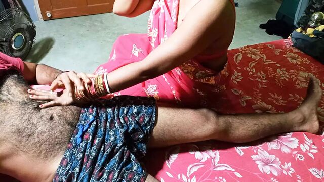 Babu Ji Ne Malish Ke Baad Bahu Ko Seduce Kare Tabadtod Choda, Hindi Talking Porn