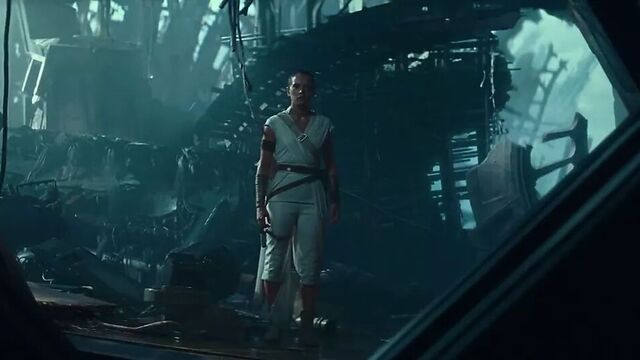 Rey gets a glimpse of the dark side