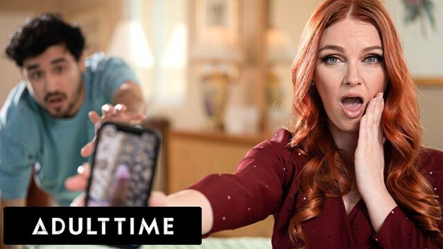 ADULT TIME - Ginger STEPMOM Marie McCray Says- OMG Is That Your DICK PIC?!