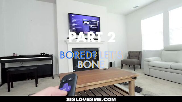 SisLovesMe - Horny Stepsis Seduces A Big Brothers Dick