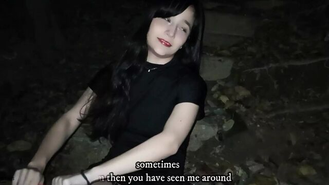 Fucking with a Latina teen in a forest with good adrenaline and then ending up at her house CREAMPIE - Porn in Spanish