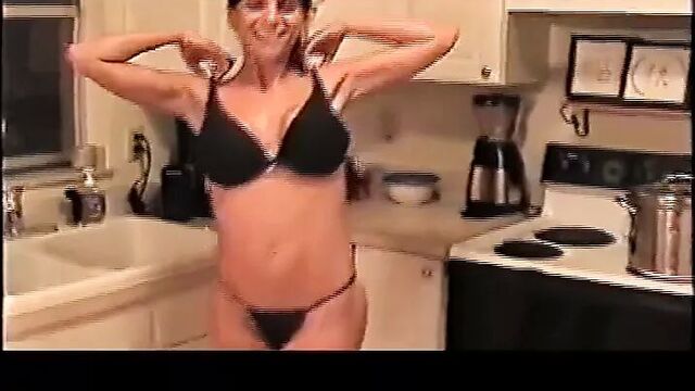 Milf of All Milfs in Kitchen