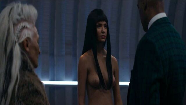 Matilda Anna Ingrid Lutz showed her naked body