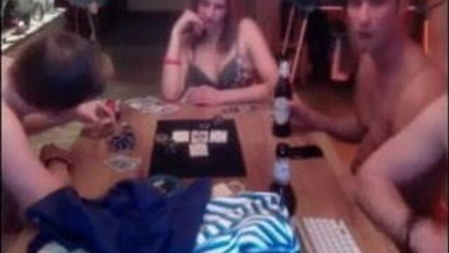 Webcam strip poker
