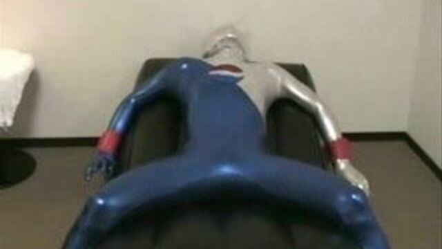 Zentai pepsi hero breath control