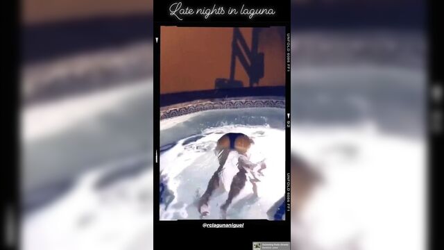 Madison Grace Reed in bikini in jacuzzi