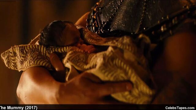 Celebrity Sofia Boutella naked and sexy movie scenes