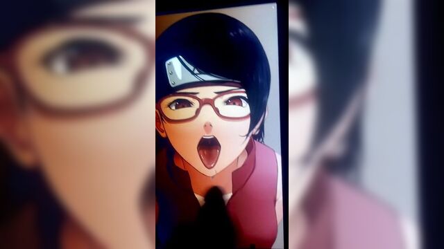 Uchiha Sarada Cum Tribute #41