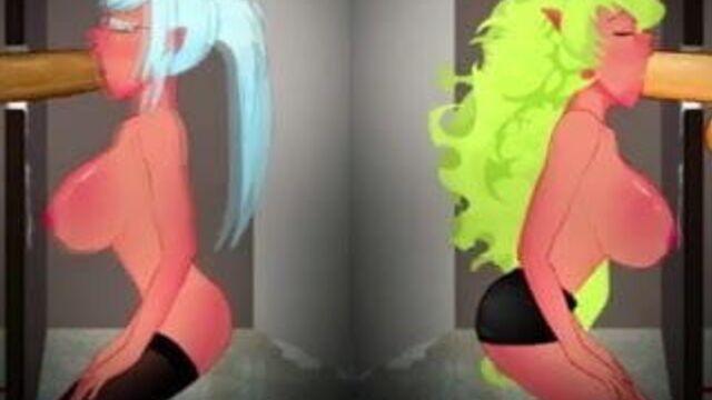 SDT Double Gloryhole- Scanty and Kneesocks