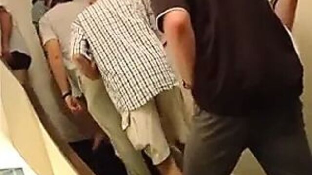 Mature gang bang spermed body