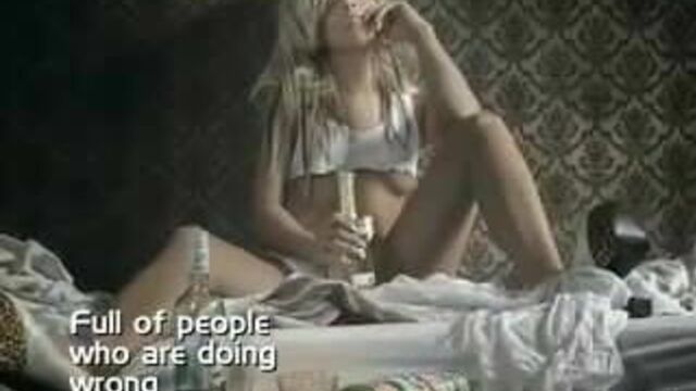 Long cool woman in a black dress