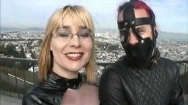 Public Bondage Strait Jacket FemDom Mistress Alice San Fran