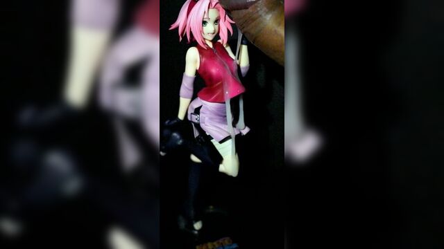 Naruto sakura figure bukkake