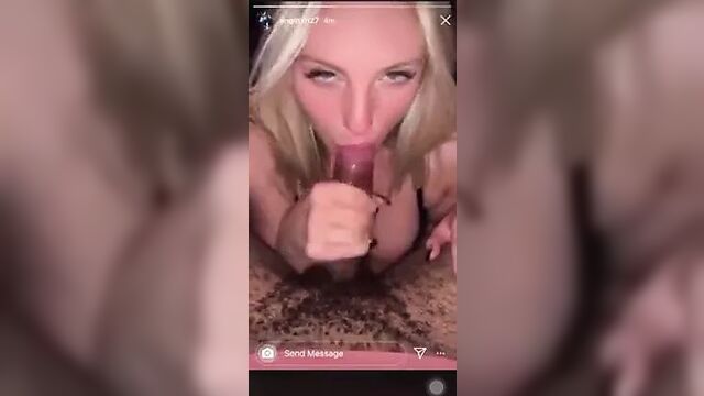 University of Kentucky babe sucking NBA player's dick.