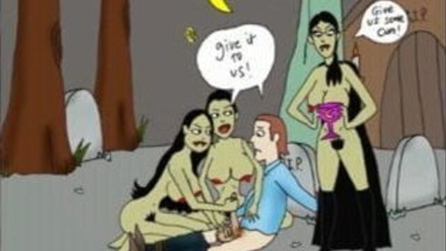 Vampires! A toon handjob...